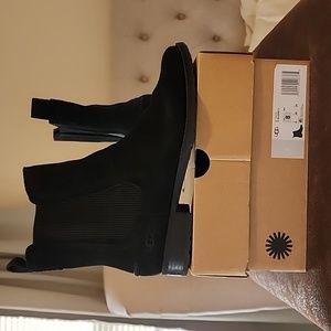 Black suede UGG boots 8